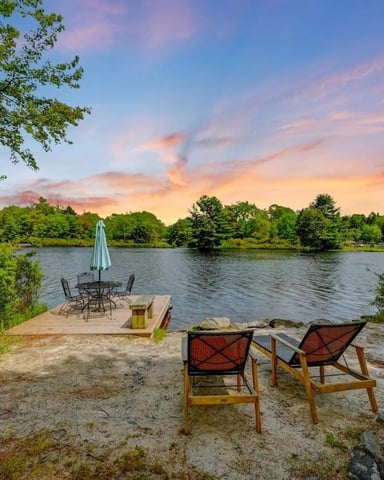 Lake front Pocono mountain home